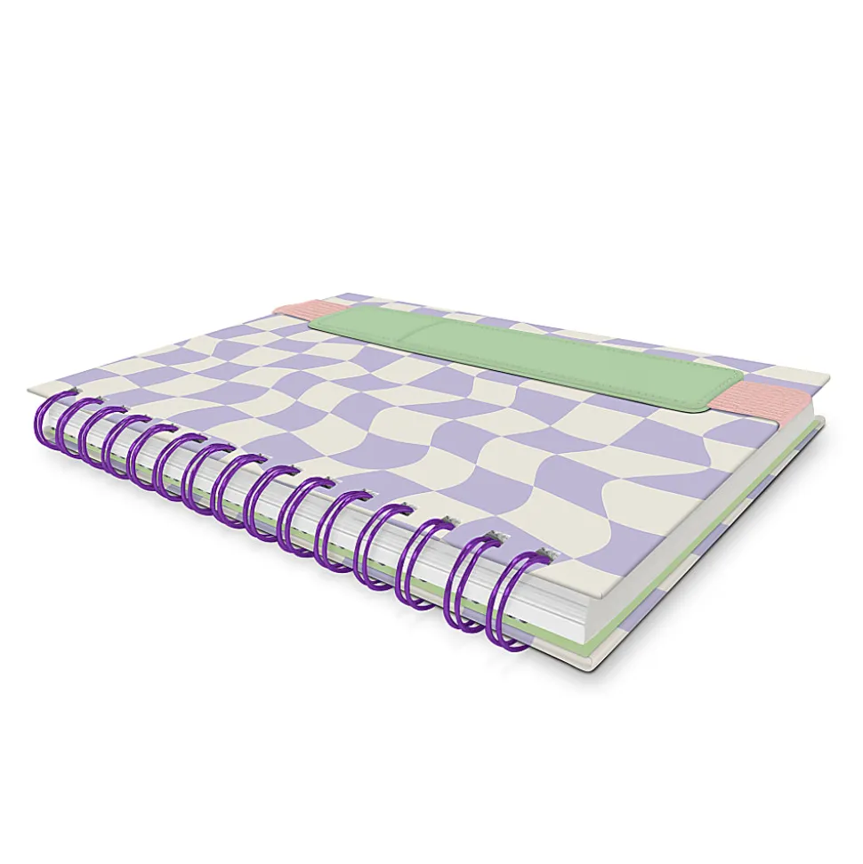 Studio Oh! Oliver Notebook With Pen Pocket, 8-5/16” x 6-3/16”, 1 Subject, College Rule, 160 Pages, A Mirage Of Thoughts