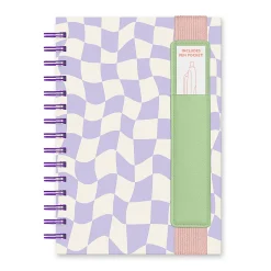 Studio Oh! Oliver Notebook With Pen Pocket, 8-5/16” x 6-3/16”, 1 Subject, College Rule, 160 Pages, A Mirage Of Thoughts