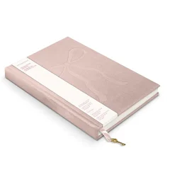 Studio Oh! Olivia Velvet Journal, 5-13/16" x 8-1/4", Sweetheart Pink, Total Quantity 1
