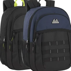 Summit Ridge Daisy Chain Backpacks, Black/Navy, Total Qty 24