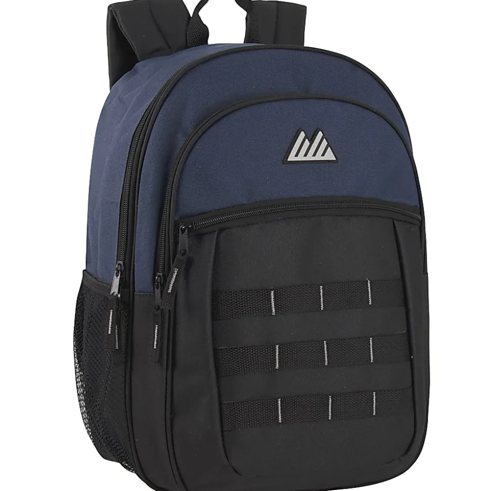 Summit Ridge Daisy Chain Backpacks, Black/Navy, Total Qty 24
