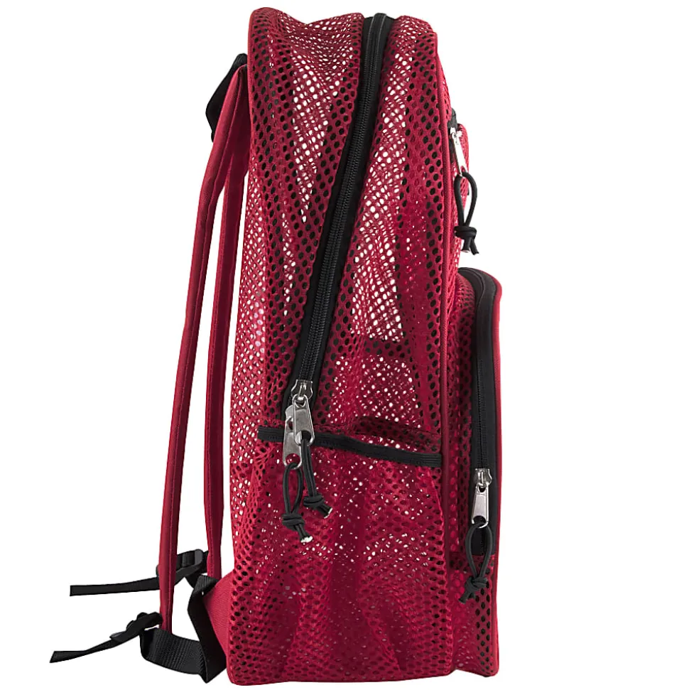 Summit Ridge Mesh Backpack, Red