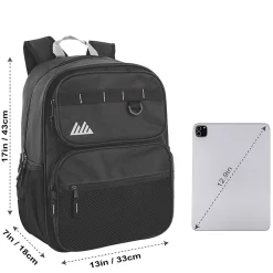 Summit Ridge Multi-Pocket Backpacks, Assorted Colors, Case Of 24 Backpacks, 2939Q24