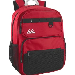 Summit Ridge Multi-Pocket Backpacks, Assorted Colors, Case Of 24 Backpacks, 2939Q24