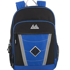 Summit Ridge Reflective Backpack, Blue/Black