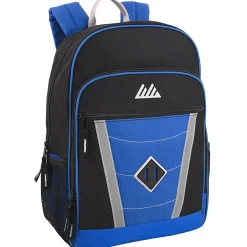 Summit Ridge Reflective Backpack, Blue/Black