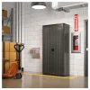 Suncast Commercial Mega Tall Storage Cabinet, 4 Shelves, Gray