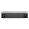 Super Stacker Document Box, 3-7/16”H x 10-1/2”W x 14-1/2”L, Gray