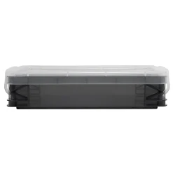 Super Stacker Document Box, 3-7/16”H x 10-1/2”W x 14-1/2”L, Gray