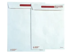 Survivor® Tyvek® Tamper-Indicator Envelopes, 9" x 12", Self-Adhesive, White, Box Of 100