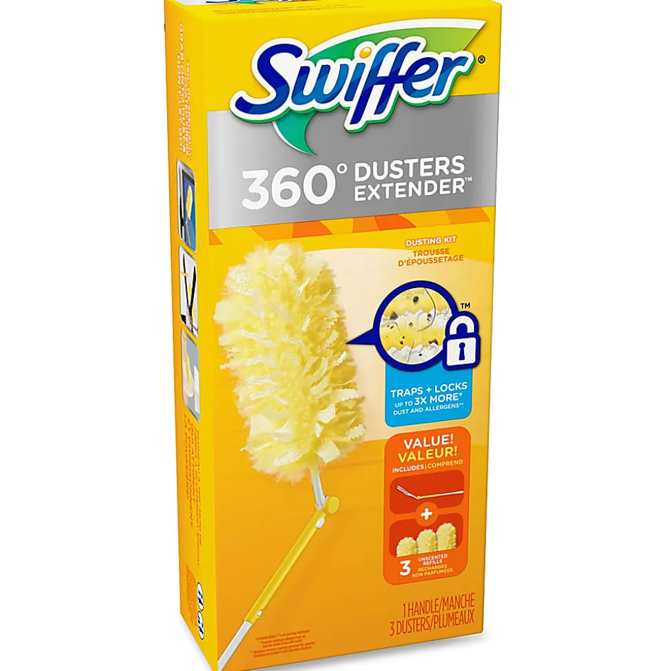 Swiffer® Extension-Handle Duster Kits, 3' Handle, Case Of 6