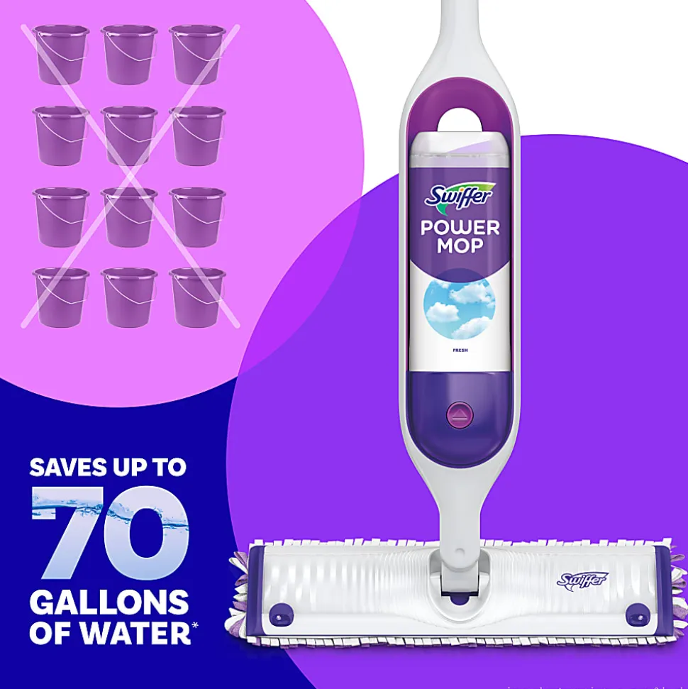 Swiffer® PowerMop Multi-Surface Mop Kit, Fresh Scent, 15"