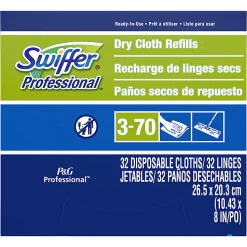 Swiffer® Professional Regular Dry Cloth Sweeping Pad Refills for Swiffer Sweeper (32 Refills per Box)
