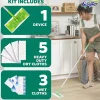Swiffer Sweep And Mop 2-in-1 Dry + Wet Floor Mopping And Sweeping Kit, 23-1/16" x 5"