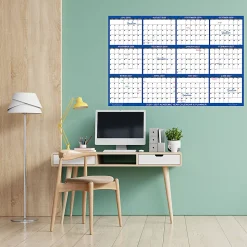 2026-2027 SwiftGlimpse Academic Monthly Wall Calendar, 36” x 24