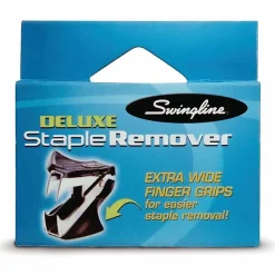 Swingline® Deluxe Staple Remover, Extra Wide, Steel Jaws, Black