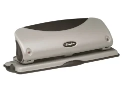 Swingline® Easy-View 3-Hole Punch, Silver