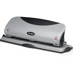 Swingline® Easy-View 3-Hole Punch, Silver