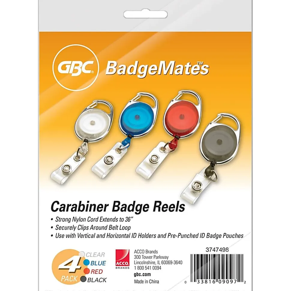 Swingline® GBC® Carabiner ID Badge Reel