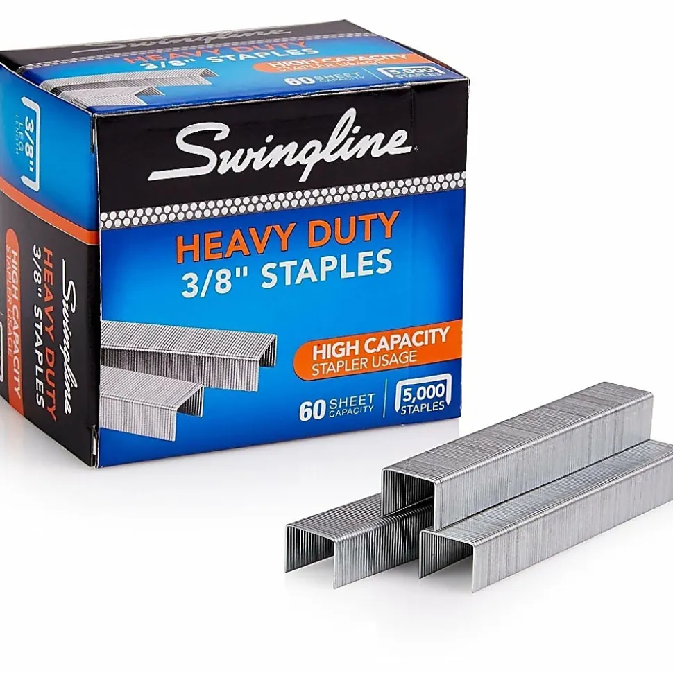 Swingline® Heavy-Duty Staples, 3/8", Box Of 5,000