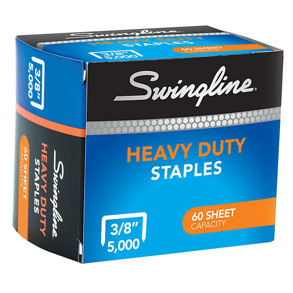 Swingline® Heavy-Duty Staples, 3/8", Box Of 5,000