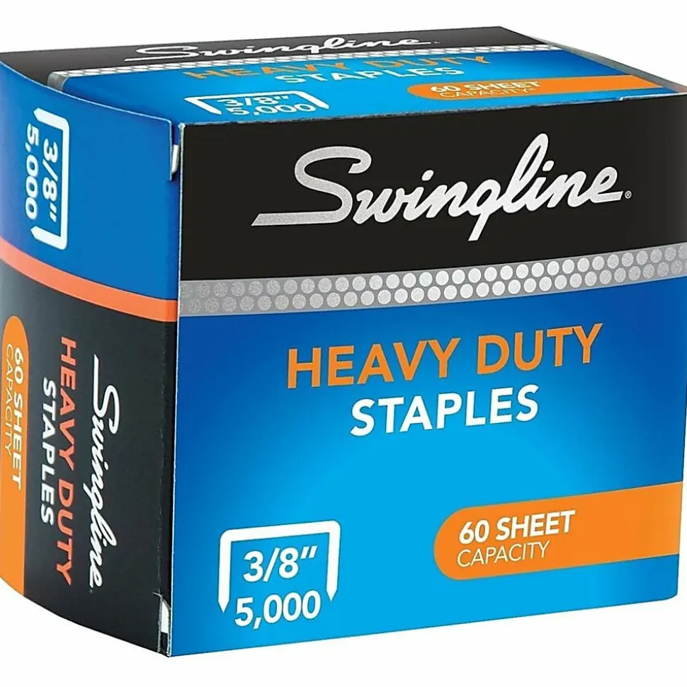 Swingline® Heavy-Duty Staples, 3/8", Box Of 5,000