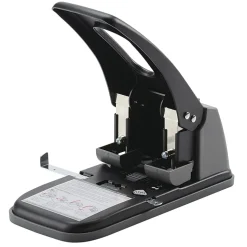 Swingline® High Capacity 2-Hole Paper Punch, 100 Sheets, Black/Gray