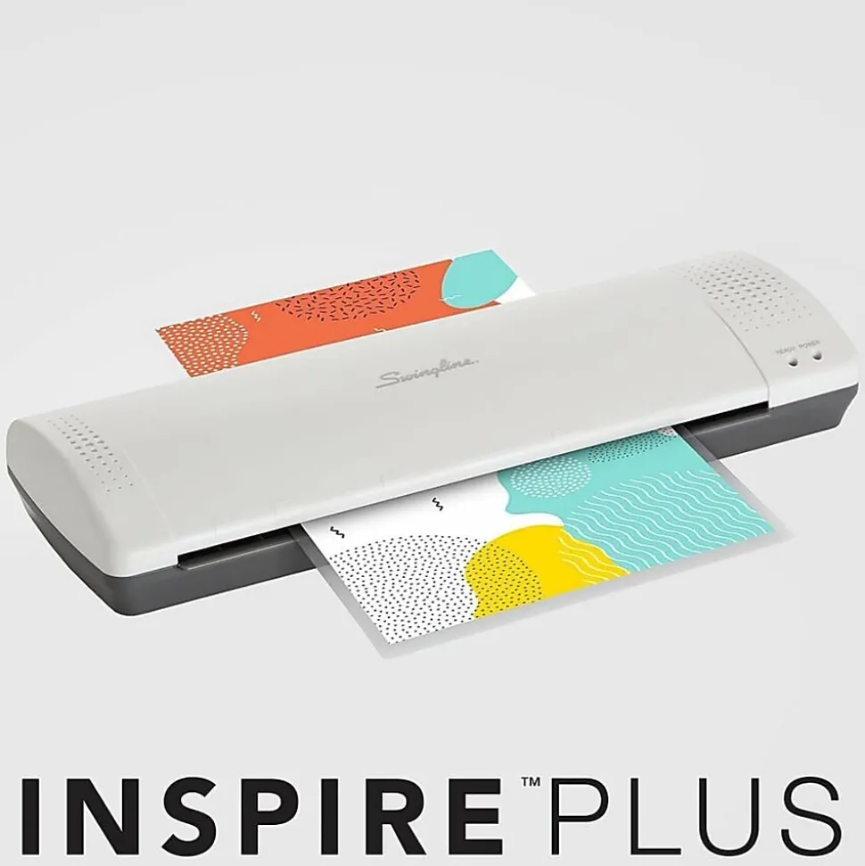Swingline® Inspire™ Plus Thermal Pouch Laminator, 17"H x 5.5"W x 2.5"D, White, 1701867