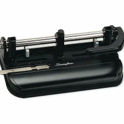 Swingline® Lever-Handle Heavy-Duty Paper Punch, Black