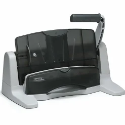 Swingline® LightTouch® Heavy-Duty Paper Punch, Charcoal/Gray