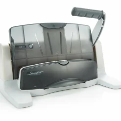 Swingline® LightTouch® Heavy-Duty Paper Punch, Charcoal/Gray