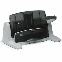 Swingline® LightTouch® Heavy-Duty Paper Punch, Charcoal/Gray