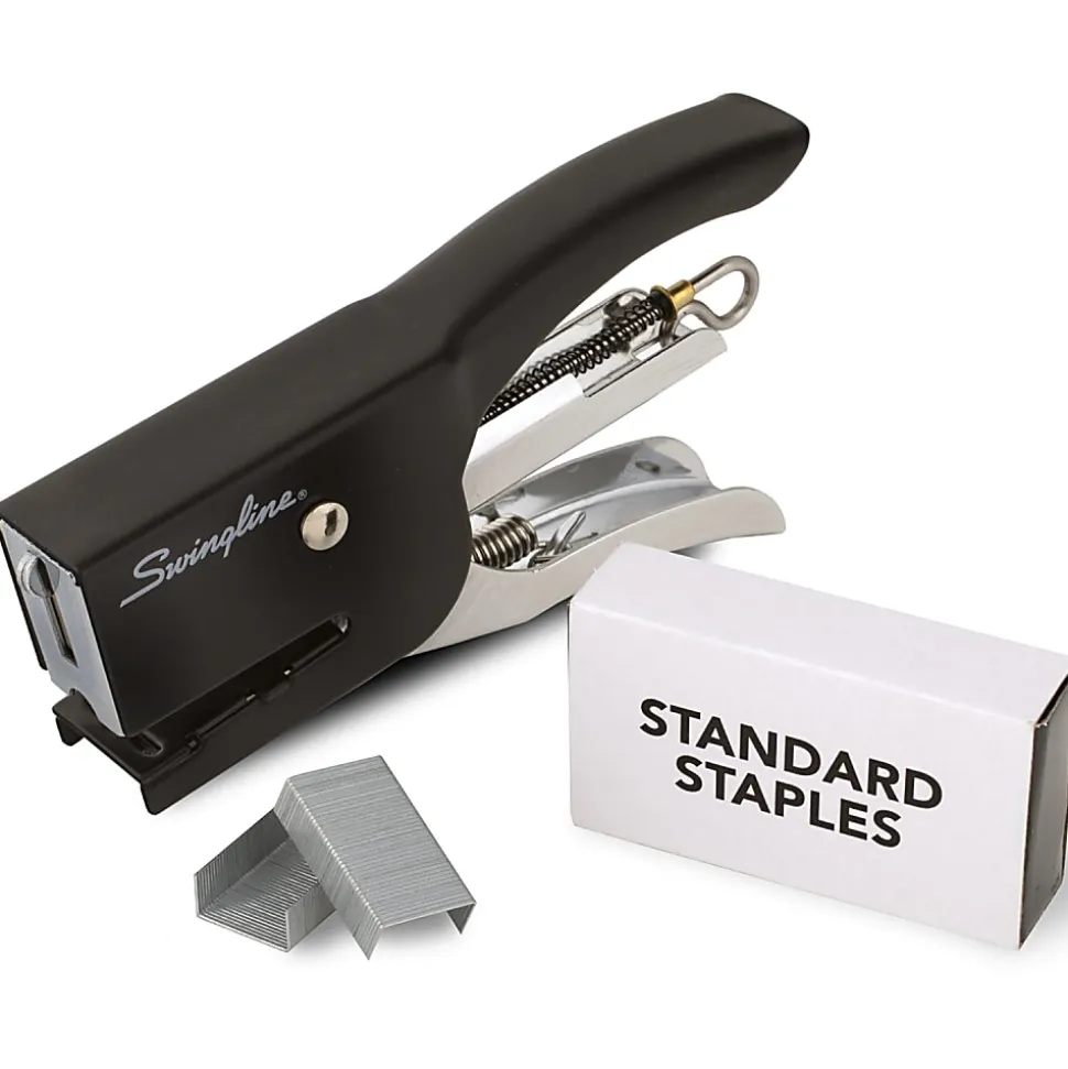 Swingline® Mini Plier Stapler Value Pack, 1,000 Staples, Black