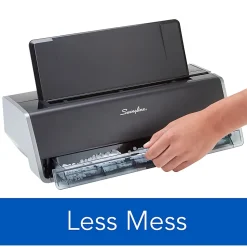 Swingline® Model 535 3-Hole Electric Punch, Black/Gray