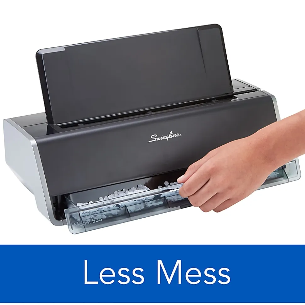 Swingline® Model 535 3-Hole Electric Punch, Black/Gray