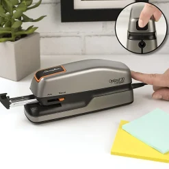 Swingline® Optima® 20 Compact Electric Stapler, 20 Sheets, Silver