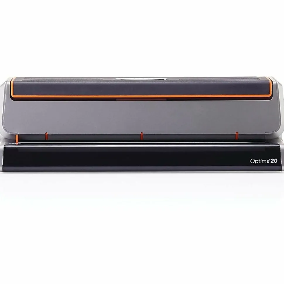 Swingline® Optima® 20 Electric Punch, Black/Silver