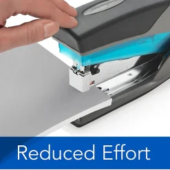 Swingline Optima 25 Reduced Effort Stapler, 25 Sheets, Blue/Gray