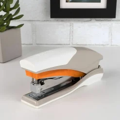 Swingline® Optima® 25 Reduced Effort Stapler, 25 Sheets Capacity, Orange/Gray