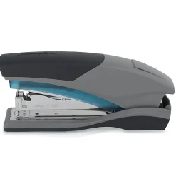 Swingline® Optima® 25 Reduced Effort Stapler, 25 Sheets Capacity, Blue/Gray