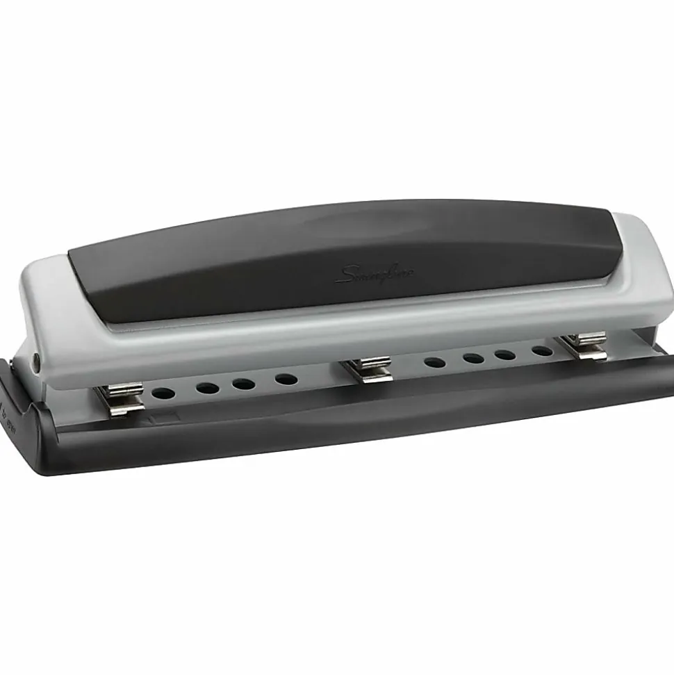 Swingline® Precision Pro® Desktop Punch, 10-Sheet Capacity, Silver
