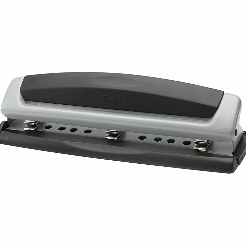 Swingline® Precision Pro® Desktop Punch, 10-Sheet Capacity, Silver