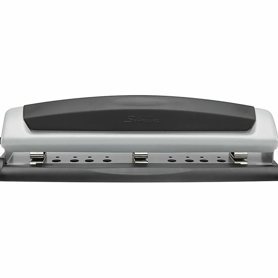Swingline® Precision Pro® Desktop Punch, 10-Sheet Capacity, Silver