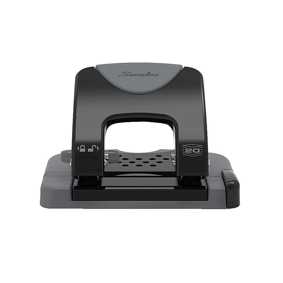 Swingline® SmartTouch 2-Hole Low-Force Punch, 20-Sheet Capacity