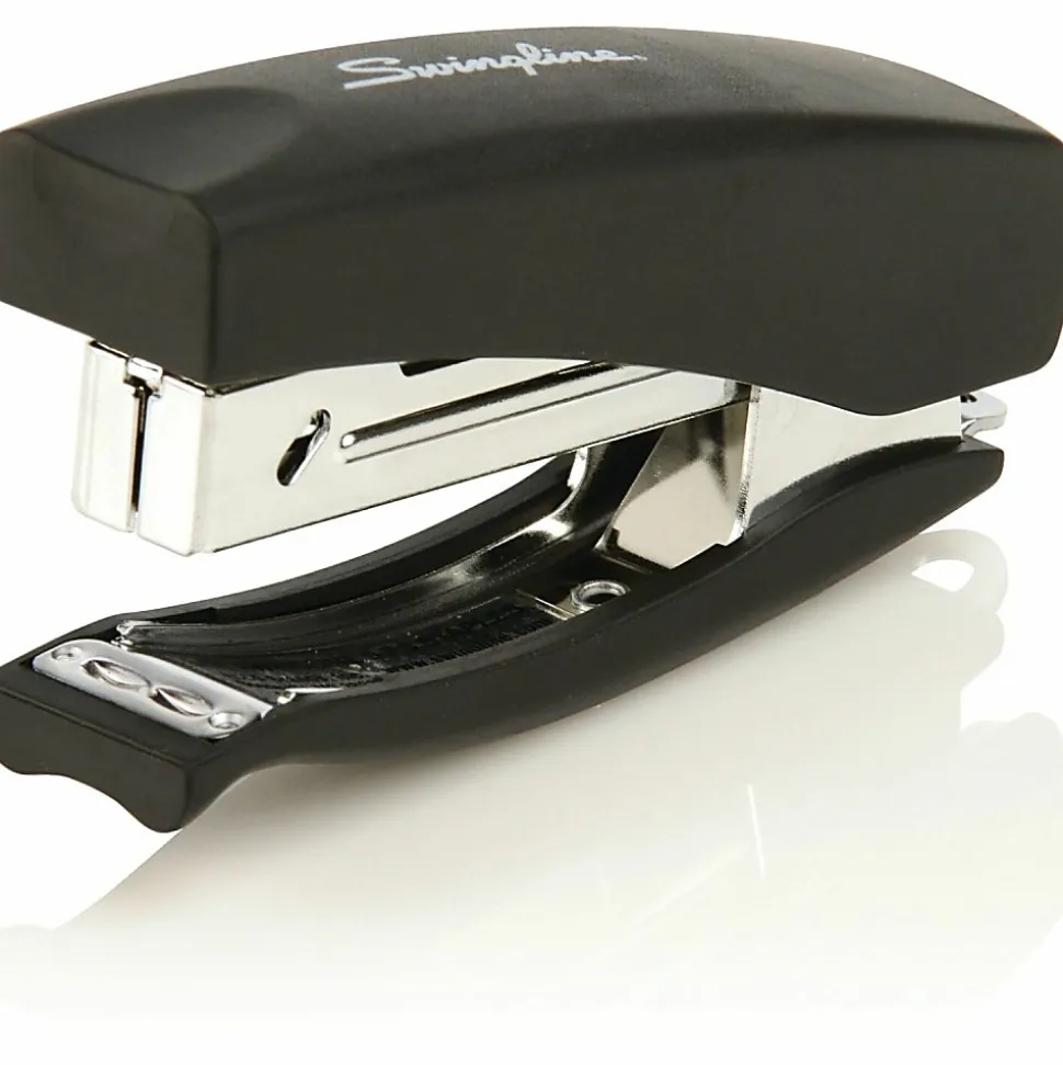 Swingline® Soft Grip Hand Stapler, 7-1/2", Black