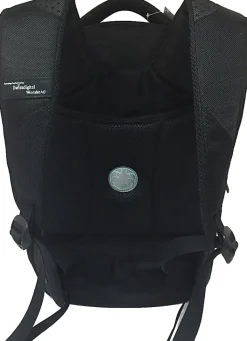 SwissDigital Neptune Massage Business Backpack With 16.1" Laptop Pocket, Black
