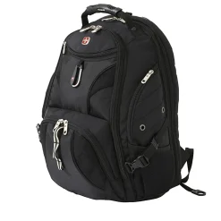 Swissgear Scansmart Backpack - Blk Fits Up To 17In Laptop Tsa Blk