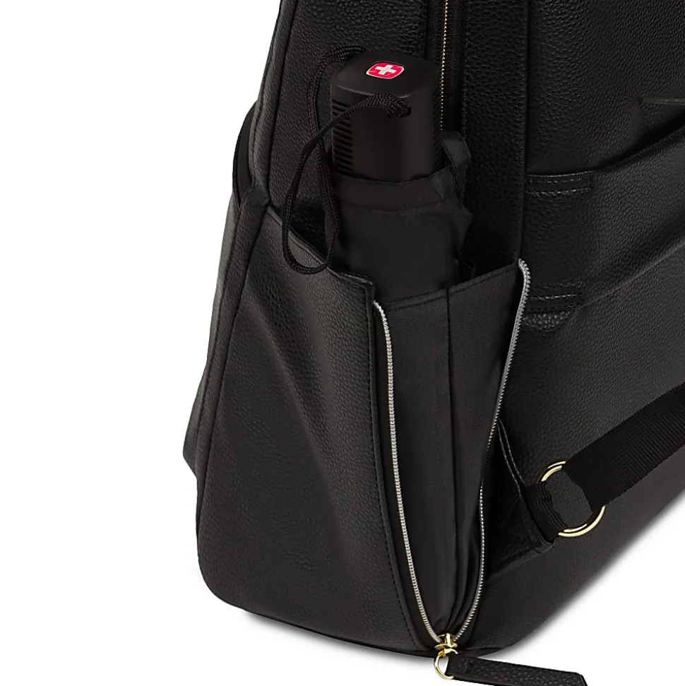 SwissGear The Serenity Luxe Backpack With 13" Laptop Pocket, Black