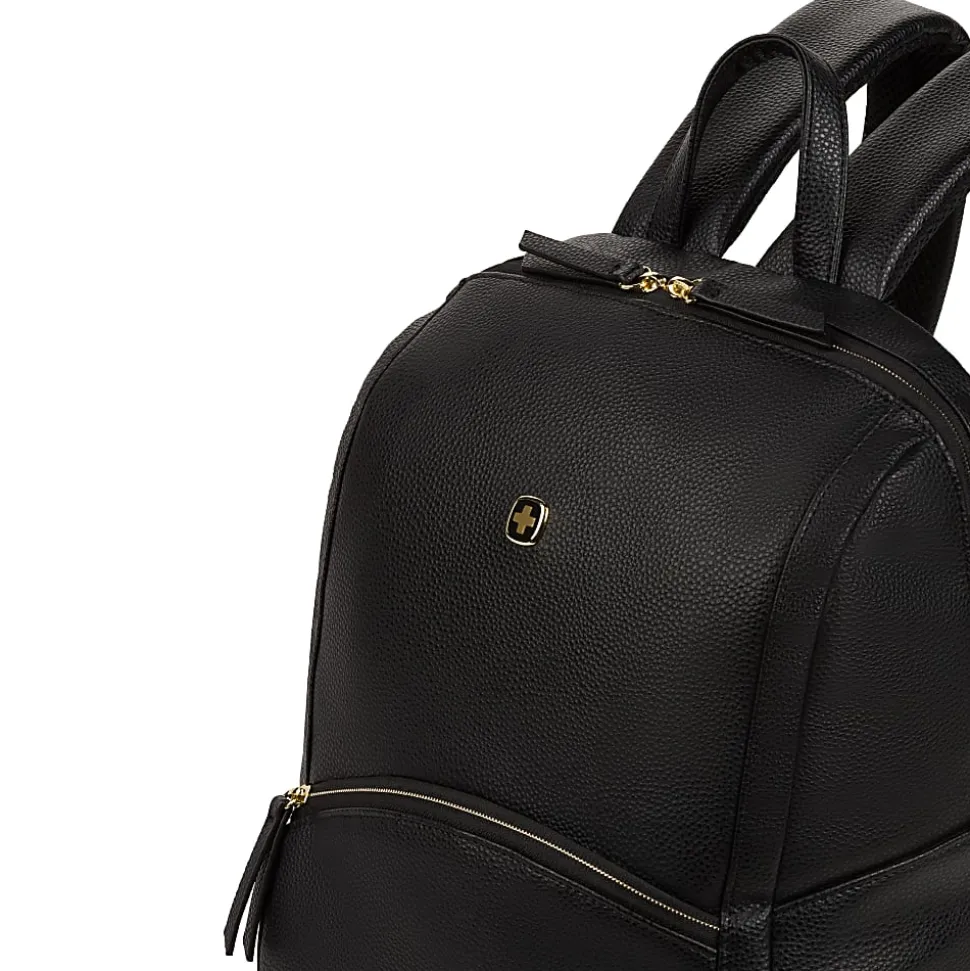 SwissGear The Serenity Luxe Backpack With 13" Laptop Pocket, Black