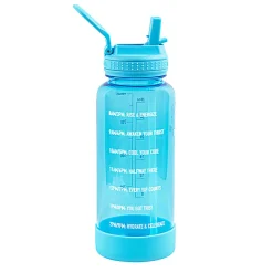 Takeya Tritanâ„¢ Motivational Water Bottle, 32 Oz, Breezy Blue